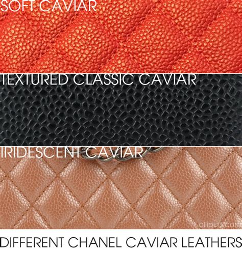 chanel caviar vs patent|A Guide to Different Types of Chanel Leather .